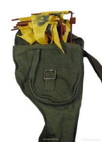 Militaria: Bolsa de Señaladores de Minas para la Wehrmacht/Heer. Modelo de final de guerra